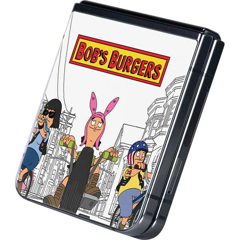 Bobs Burgers Bike Squad Galaxy Z Flip5 5G Skin